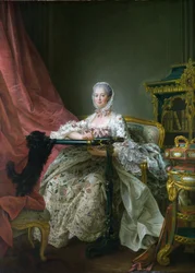 Madame de Pompadour at Her Embroidery Frame